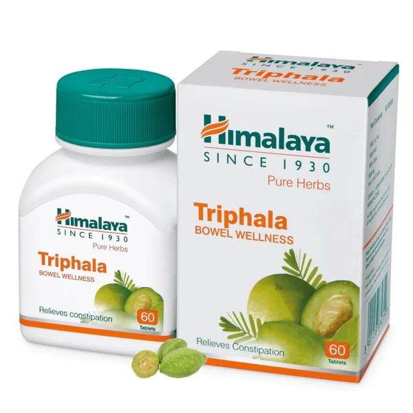 Himalaya Triphala 60 Tablets For Relieves Constipation