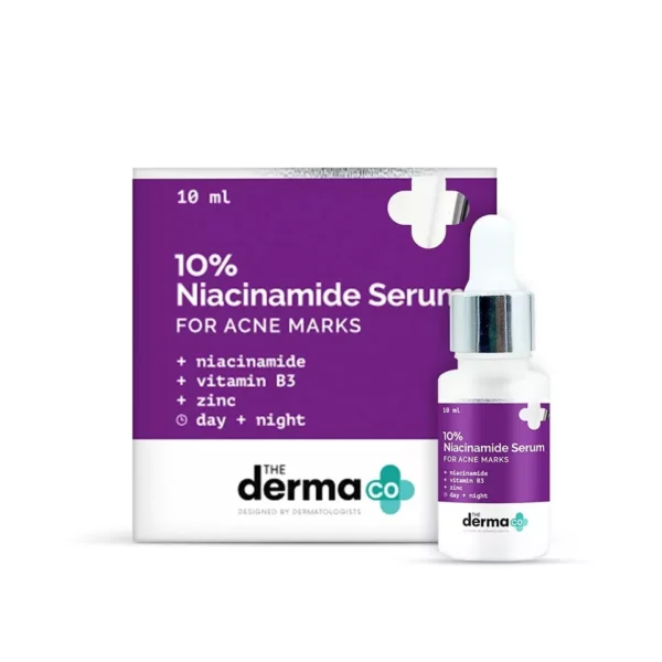 The Derma Co. 10% Niacinamide Face Serum For Acne Marks | 10ml.